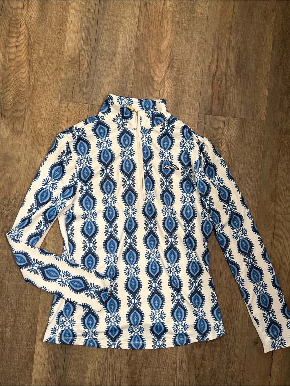 Cabana Life Women's San Sebastian Performacne Zip Top Size M - Picture 2 of 10